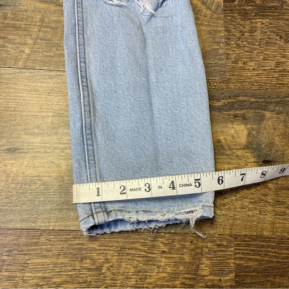 Abercrombie & Fitch Curve Love The Skinny High Rise Distressed Jeans Size 27/4L - Picture 5 of 9